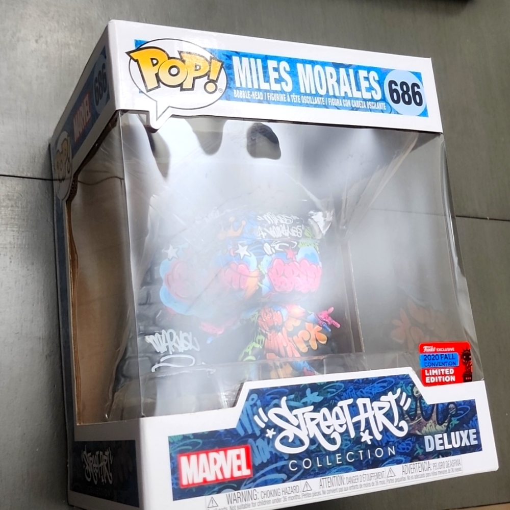 Miles Morales Street Art Funko Pop